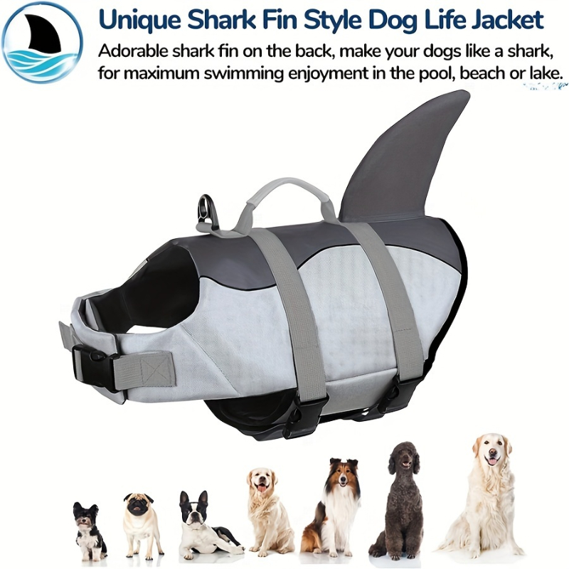 Shark/Mermaid Dog Life Jacket  - đánh giá và giá Life Jacket Buoyancy