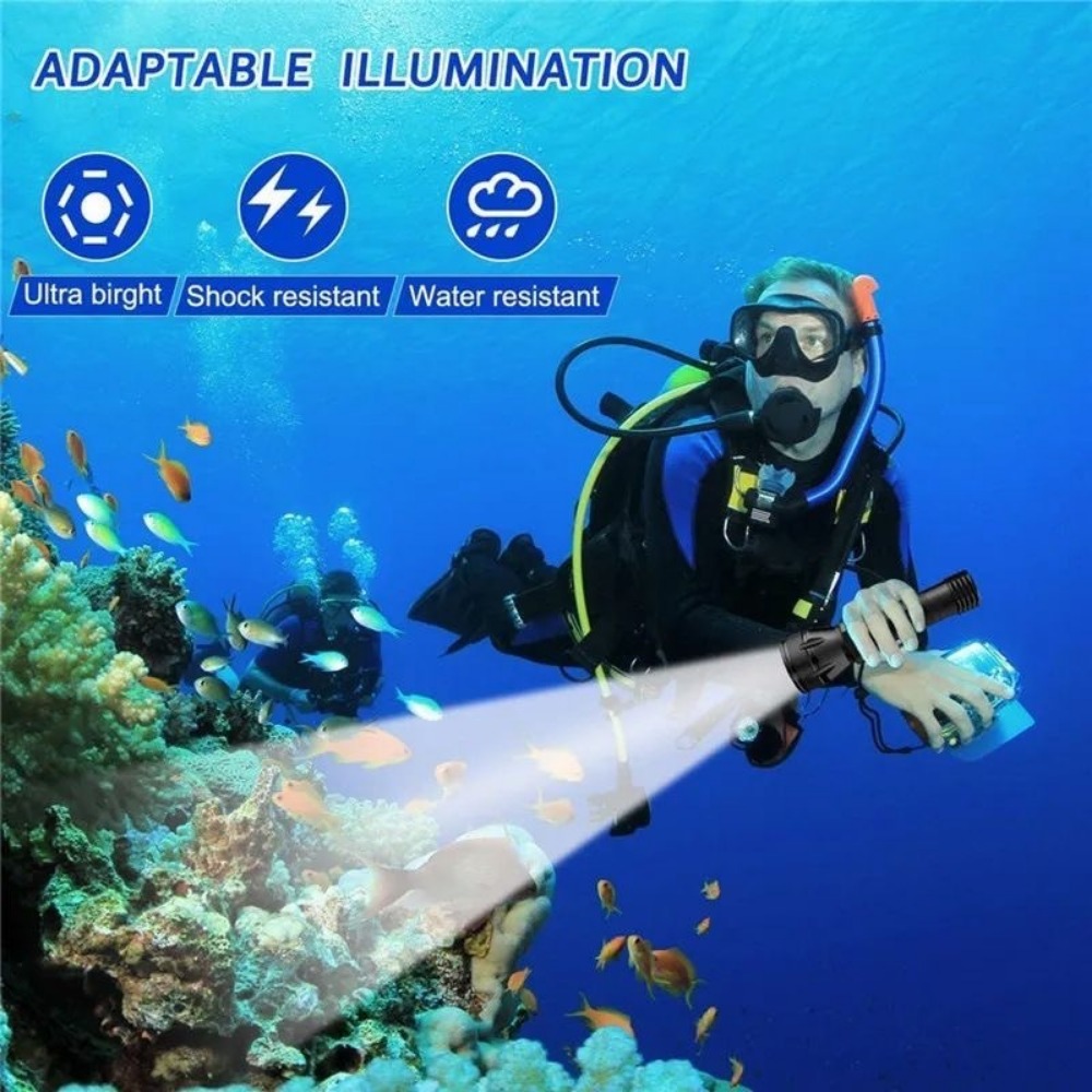 Professional Scuba Diving Flas - đánh giá và giá Underwater Flashlight