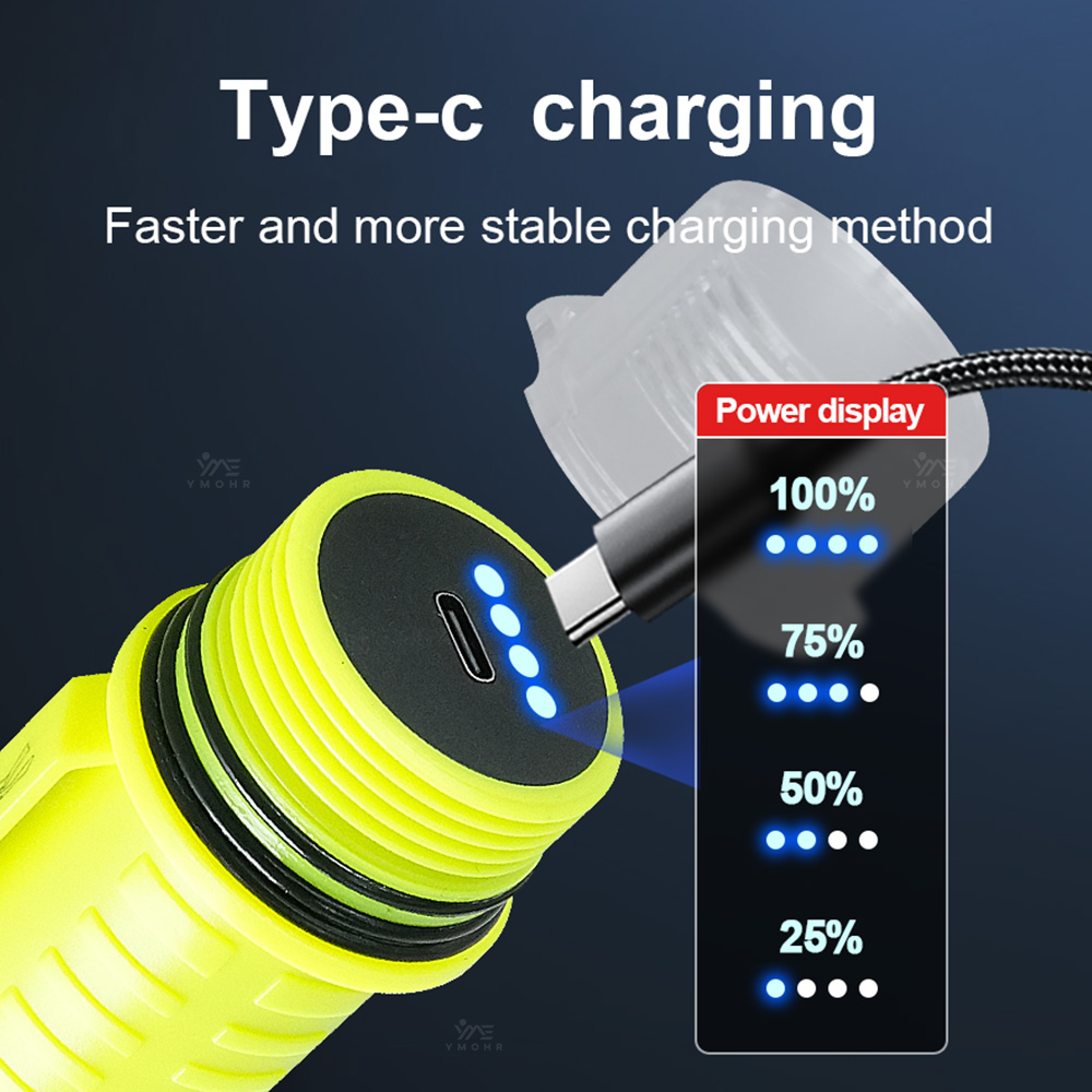 New Portable Professional LED  - đánh giá và giá Underwater Flashlight
