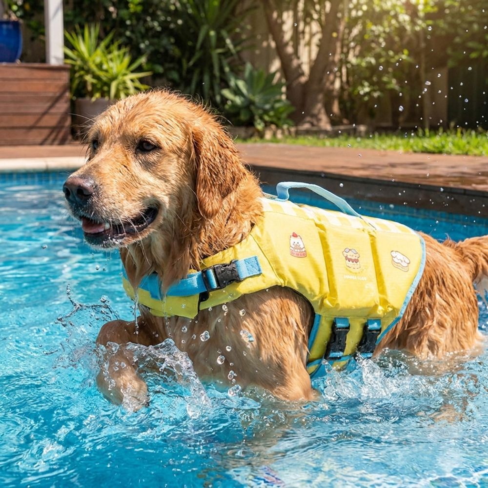 Waterproof Dog Life Jacket Adj - đánh giá và giá Life Jacket Buoyancy