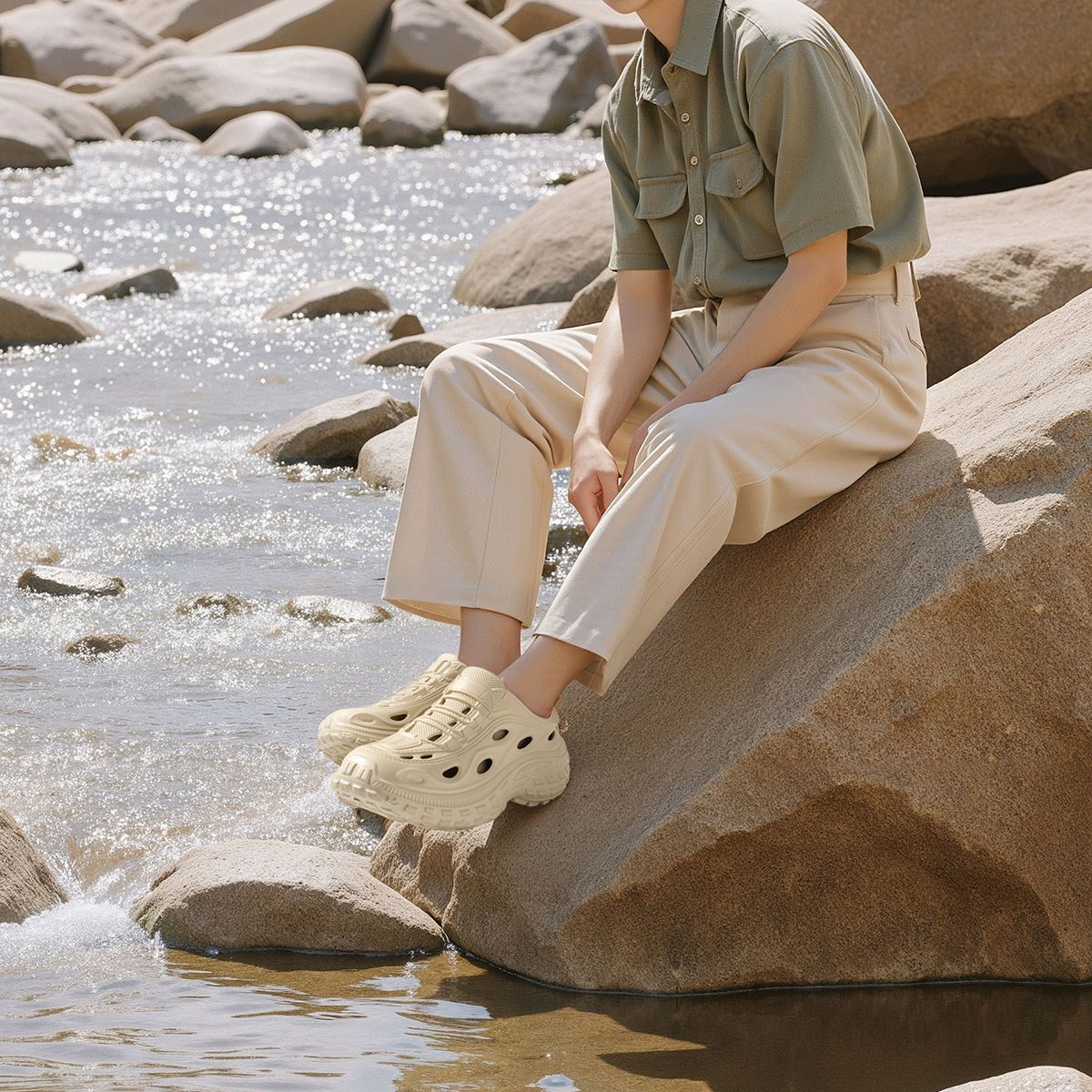 Men's Summer Clogs for Outdoor - đánh giá và giá Aquatic Sports Shoes